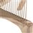 HomeMarkt Harp Πολυθρόνα Φυσικό 85x101.5x128cm HM9861