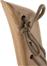 HomeMarkt Harp Πολυθρόνα Φυσικό 85x101.5x128cm HM9861