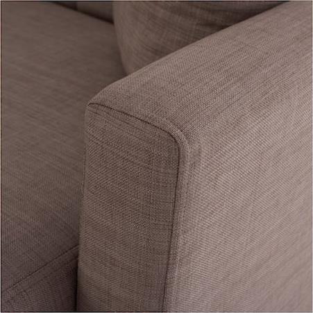 HomeMarkt HM3244.02 Γωνιακός Καναπές Κρεβάτι με Αναστρέψιμη Γωνία Καφέ 200x133cm