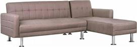 HomeMarkt Holden Κρεβάτι με Αναστρέψιμη Γωνία Μπεζ 265x151x78cm HM3147.02