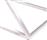 HomeMarkt Holland Μεταλλική με Γυαλί 120x40x78cm HM8622.01