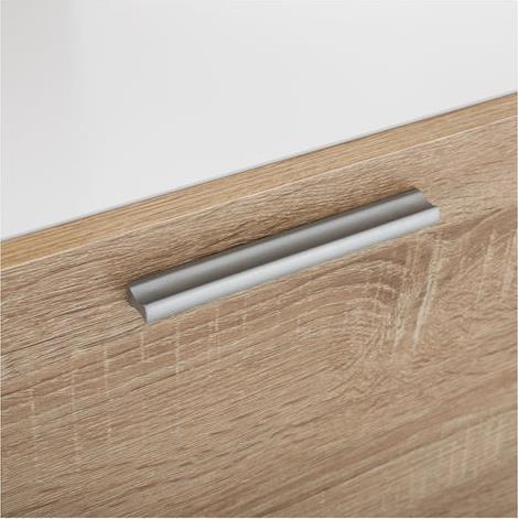 HomeMarkt Iliana με Καθρέπτη Λευκό-Sonoma 125.5x37.5x166.5cm HM2265