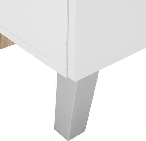 HomeMarkt Iliana με Καθρέπτη Λευκό-Sonoma 125.5x37.5x166.5cm HM2265