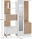 HomeMarkt Iliana με Καθρέπτη Λευκό-Sonoma 125.5x37.5x166.5cm HM2265