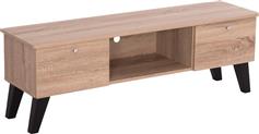 HomeMarkt Iren Έπιπλο Τηλεόρασης Ξύλινο Sonama Oak-Μαύρο Μ120xΠ32.5xΥ41cm HM2481.01