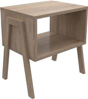HomeMarkt Jake Κομοδίνο Ξύλινο Μπεζ 48x35x49cm HM18182.03