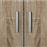 HomeMarkt Jaslyn Πατάρι Δίφυλλης Ντουλάπας Sonoma 60x80x42cm HM350.02