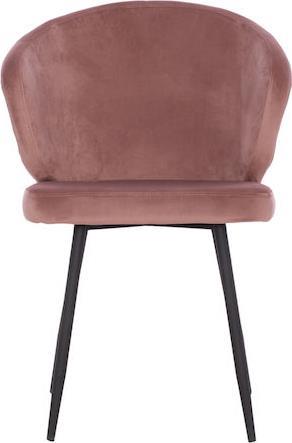 HomeMarkt Jiya HM8728.02 Βελούδο Σάπιο Μήλο-Μαύρο Σετ 2 Τεμαxίων 60x60x85cm