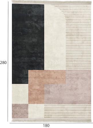 HomeMarkt Josiane Χαλί με Κρόσια Μπεζ 180x280cm HM7723.32