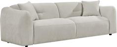 HomeMarkt Junoa Τριθέσιος Καναπές Εκρού 228x89x74cm HM3333.02