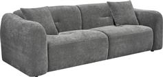 HomeMarkt Junoa Τριθέσιος Καναπές Γκρι 228x89x74cm HM3333.01