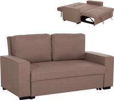 HomeMarkt Kanna Διθέσιος Καναπές Κρεβάτι Μπεζ 175x92x87cm HM3082.02