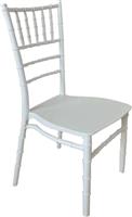 HomeMarkt Καρέκλα Catering Πολυπροπυλενίου Tiffany Λευκή 40x46.5x88cm HM8058.31