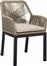 HomeMarkt Καρέκλα Εξωτερικού Χώρου Αλουμινίου με Μαξιλάρι Μπεζ 60x59x85cm HM5543.02