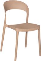 HomeMarkt Καρέκλα Εξωτερικού Χώρου Πολυπροπυλενίου Καφέ 49x54.5x80.5cm HM5936.03