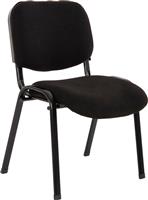 HomeMarkt Καρέκλα Επισκέπτη Janisha σε Μαύρο Χρώμα 53.5x59x77cm HM1010.11