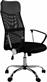 HomeMarkt Καρέκλα Γραφείου με Ανάκλιση Cable Μαύρη HM1000.11