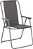 HomeMarkt Καρέκλα Παραλίας με Μεταλλικό Σκελετό σε Γκρι Χρώμα HM5148.01