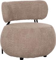 HomeMarkt Karsen Πολυθρόνα Σκούρο Μπεζ 79x82x74cm HM9598.08