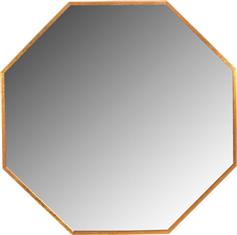 HomeMarkt Καθρέπτης Τοίχου με Χρυσό Μεταλλικό Πλαίσιο 55.5x55.5cm HM9583.30