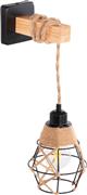 HomeMarkt Kinan Φωτιστικό Μπάνιου με Ντουί E27 Μπεζ 15cm HM4466