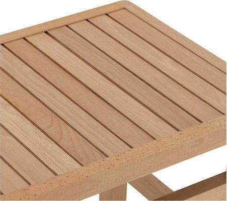 HomeMarkt Koli HM11499.03 Ξύλινο Φυσικό 60x40x45cm