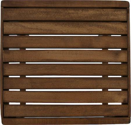 HomeMarkt Koli HM289.02 Ξύλινο Καρυδί 40x40x45cm