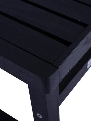 HomeMarkt Koli HM289.04 Μαύρο 40x40x45cm