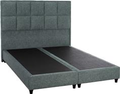 HomeMarkt Κρεβάτι Διπλό Επενδυμένο με Ύφασμα Light Green με Τάβλες 150x200cm HM636.07