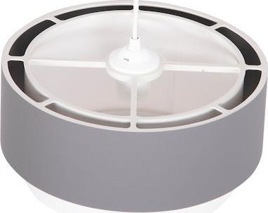 HomeMarkt Kriks Κρεμαστό Φωτιστικό Γκρι με Ντουί E27 30x30x70cm HM4706.01