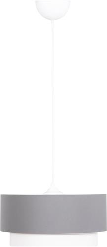 HomeMarkt Kriks Κρεμαστό Φωτιστικό Γκρι με Ντουί E27 30x30x70cm HM4706.01