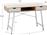 HomeMarkt Ξύλινο με Μεταλλικό Ματ Σκελετό Sonoma-Λευκό 120x48x76.5cm HM2128.01