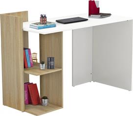 HomeMarkt Ξύλινο Sonoma-Λευκό 112x55x85cm HM8994.02