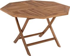 HomeMarkt Ξύλινο Τραπέζι Εξωτερικού Χώρου Πτυσσόμενο Kendall Φυσικό 120x120x75cm HM9545