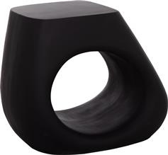 HomeMarkt Lans Σκαμπό Σαλονιού Fiber Cement Μαύρο 58x28x45.5cm HM4691.01