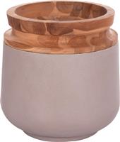 HomeMarkt Linter Διακοσμητικό Βάζο Τσιμεντένιο Γκρι HM4662.05L