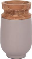 HomeMarkt Linter Διακοσμητικό Βάζο Τσιμεντένιο Γκρι HM4662.05S