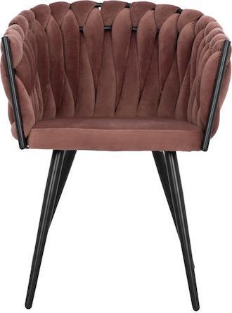 HomeMarkt Luanda HM8741.02 Βελούδο Σάπιο Μήλο Σετ 2 Τεμαxίων 60x54x78cm