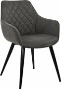 HomeMarkt Mando Γκρι Nubuck Σετ 2 τεμαχίων 60x60x84cm HM8006.10