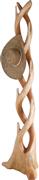HomeMarkt Μασίφ Suar Καλόγερος Ξύλινος Καφέ 40x40x200cm HM9365