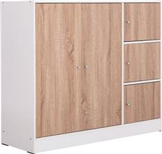 HomeMarkt Matin Ντουλάπι Sonama Oak-Λευκό HM2480.01