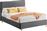 HomeMarkt Maylin Κρεβάτι Ημίδιπλο Επενδυμένο με Ύφασμα Γκρι με Τάβλες για Στρώμα 120x200cm HM598.10