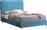 HomeMarkt Maylin Κρεβάτι Ημίδιπλο Επενδυμένο με Ύφασμα Τιρκουάζ με Τάβλες για Στρώμα 120x200cm HM598.08