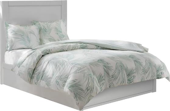 HomeMarkt Melany Κρεβάτι Ημίδιπλο Ξύλινο Λευκό με Τάβλες για Στρώμα 110x190cm HM323.05