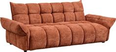 HomeMarkt Melu Τριθέσιος Καναπές Κρεβάτι Τερακότα 240x90x85cm HM3314.04