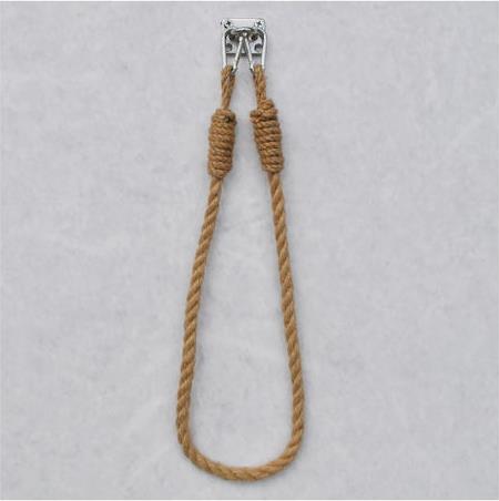 HomeMarkt Μεταλλική με Σχοινί 12x45x3cm HM9072