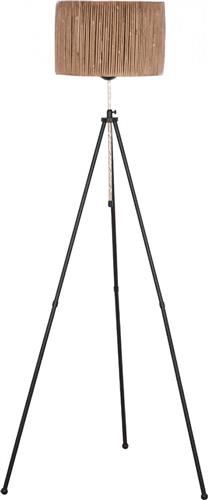 HomeMarkt Μεταλλικό με Bamboo Μαύρο-Φυσικό 30x165cm HM7488.02