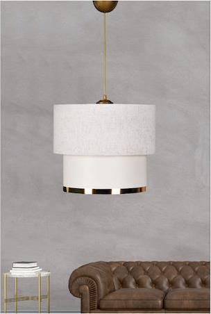 HomeMarkt Μεταλλικό με Ύφασμα Λευκό 30x75cm HM7506.01