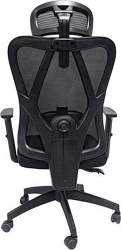 HomeMarkt Mexer Καρέκλα Γραφείου με Ανάκλιση και Ρυθμιζόμενα Μπράτσα Μαύρο HM1195.01