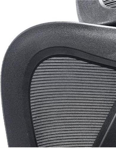 HomeMarkt Mexer Καρέκλα Γραφείου με Ανάκλιση και Ρυθμιζόμενα Μπράτσα Μαύρο HM1195.01